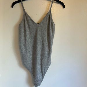 BP, Medium, Grey bodysuit, Never Worn, spaghetti straps